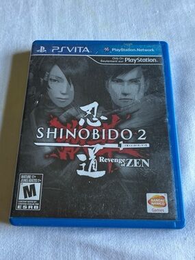 Sony PS Vita Shinobido 2 in Blue Case Untested